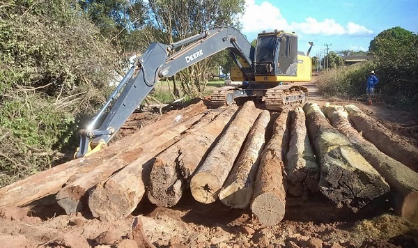 Gleba União: Pontes e Bueiros estão sendo construídos