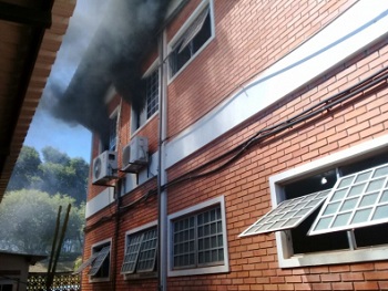 IncÃªndio atinge sala ao lado do gabinete de vice-governador na Sema de MT