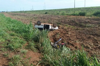 TrÃªs morrem em colisÃ£o de moto com automÃ³vel na BR-158