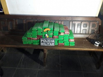 PM encontra 60kg de drogas dentro de carro em Sinop