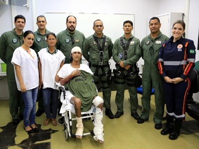 Marido tem alta 75 dias apÃ³s levar choque que matou a mulher em MT