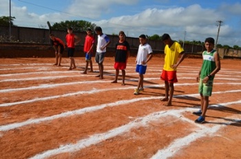 CompetiÃ§Ãµes de Atletismo acontecem pelo XIV Jogos OlÃ­mpicos Escolares