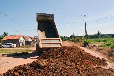 Ruas e Avenidas estÃ£o sendo revitalizadas em Terra Nova do Norte