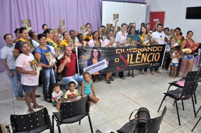 Mulheres do PAIF recebem palestra da campanha Quebrando o SilÃªncio