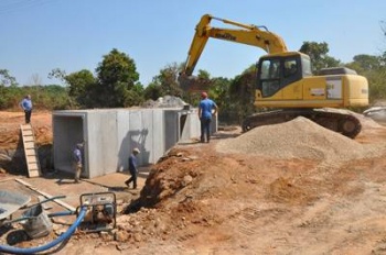 Galerias Celulares de Concreto comeÃ§am a ser implantadas na Estrada W-50