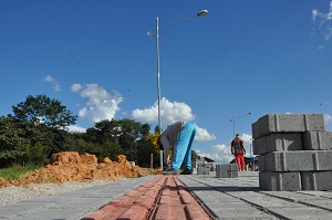 Fase final: CalÃ§amento Padronizado na RegiÃ£o dos Lagos de MatupÃ¡