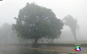 Frente fria muda paisagem em Chapada dos GuimarÃ£es (MT) e temperatura chega a 6Âº C