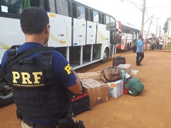 Ã”nibus clandestinos de MT que levavam passageiros para o MA sÃ£o apreendidos