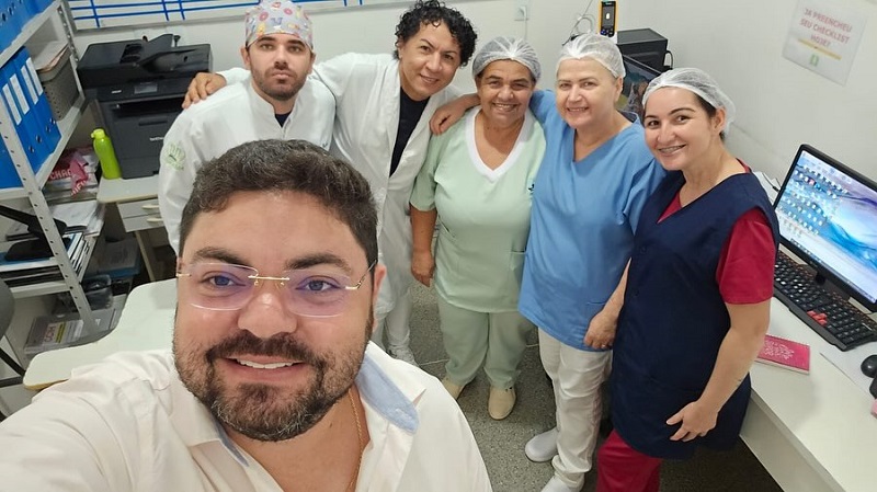 Eleitos para o Executivo Peixotense visitam Hospital Regional