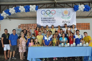 Entrega da PremiaÃ§Ã£o 6Â° Jogos OlÃ­mpicos Regionais das Apaes