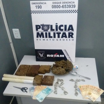 Trio Ã© preso por trÃ¡fico de drogas