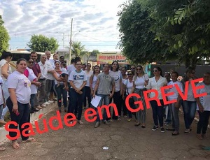 Servidores da saÃºde deflagram greve por tempo indeterminado em Peixoto de Azevedo