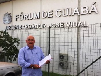 Prefeito MaurÃ­cio Ferreira da JustiÃ§a doaÃ§Ã£o do prÃ©dio da Casa de Apoio de CuiabÃ¡