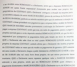 Propina teria liberado pagamentos para cooperativa no Estado