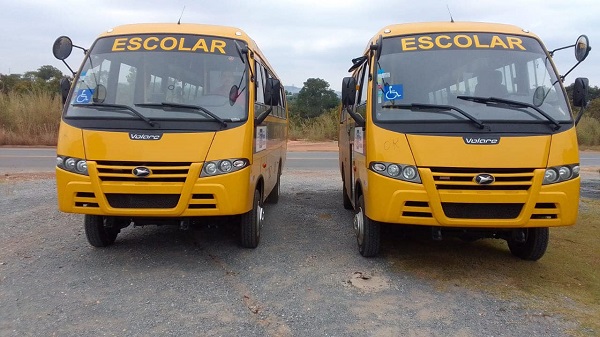 Matupá recebe 02 ônibus escolares da SEDUC-MT