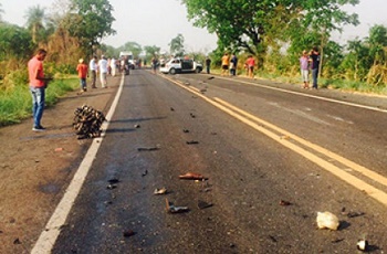 Acidente mata motorista e deixa 9 feridos 